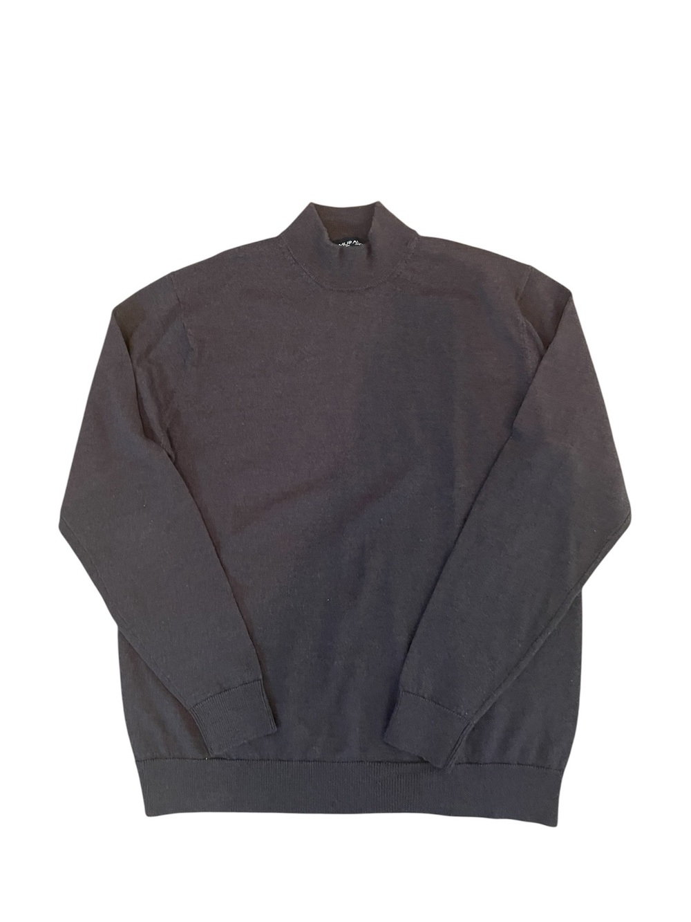 Murano Men's Brown Mock Neck Sweater, L